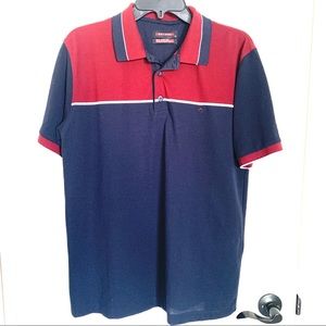 Wellbred red and blue Nautical Men’s collared polo shirt XL